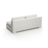 Devon Laf Loveseat Ivory - 3rd angle