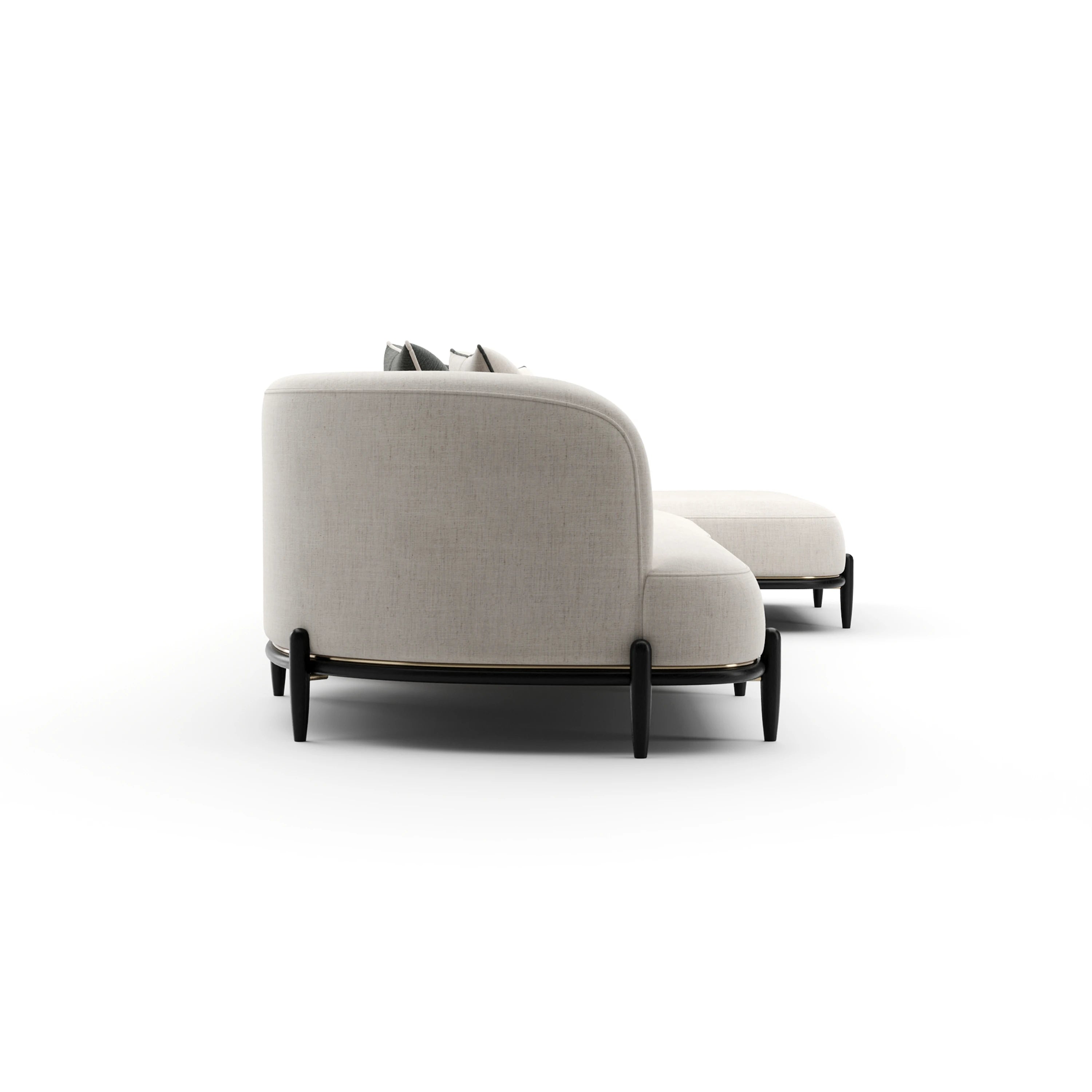 Madera Large Lf Chaise Sectional - 2nd angle