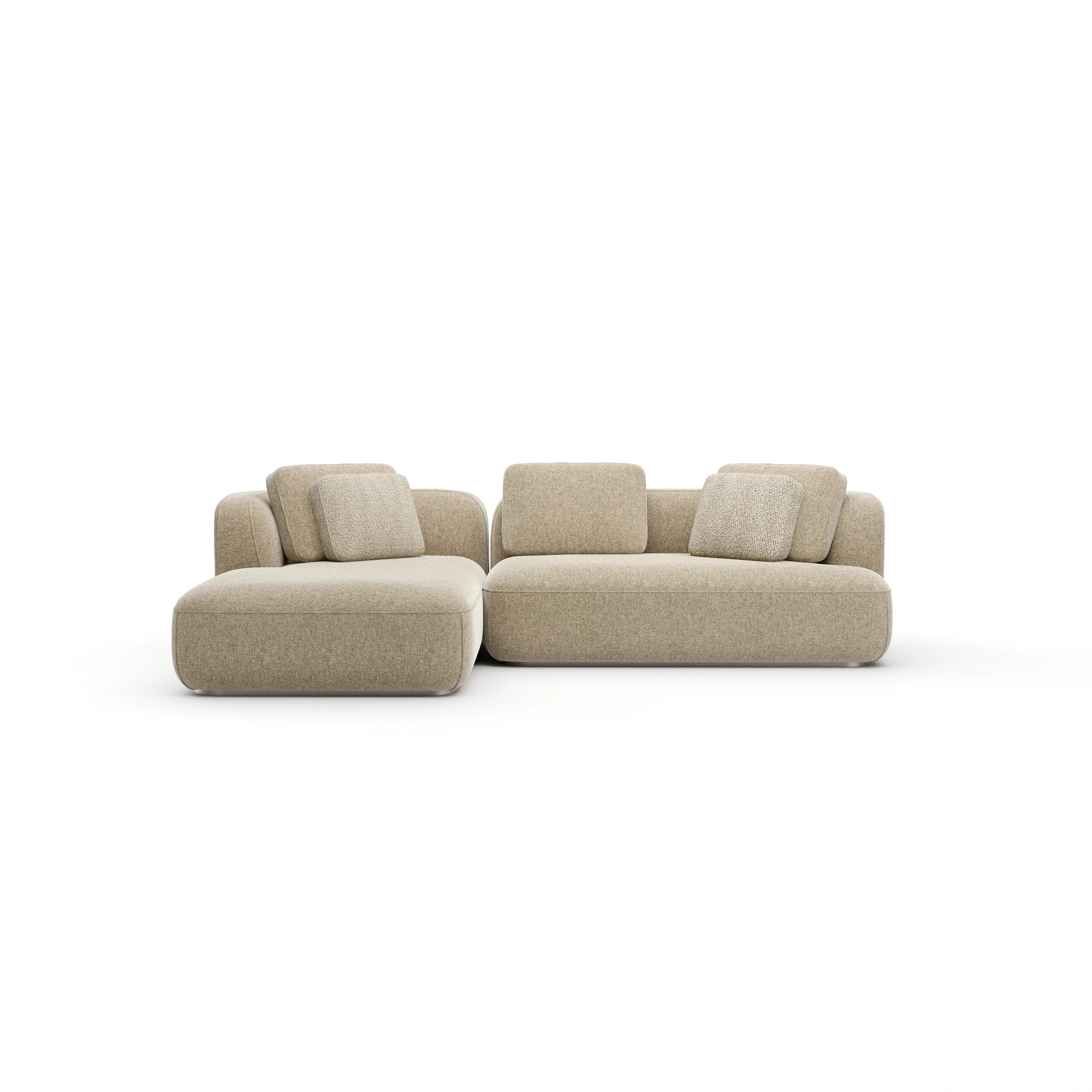 Sasso Left Chaise Sec - Oatmeal - primary image
