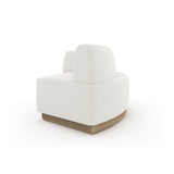 Crescent Armless Loveseat