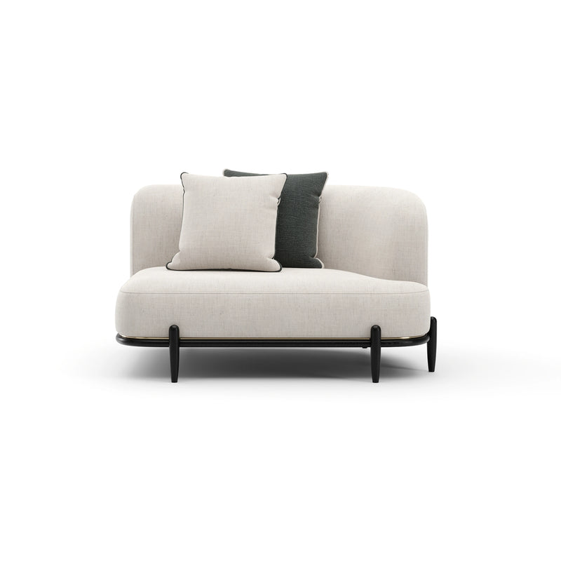MADERA RAF LOVESEAT - OATMEAL