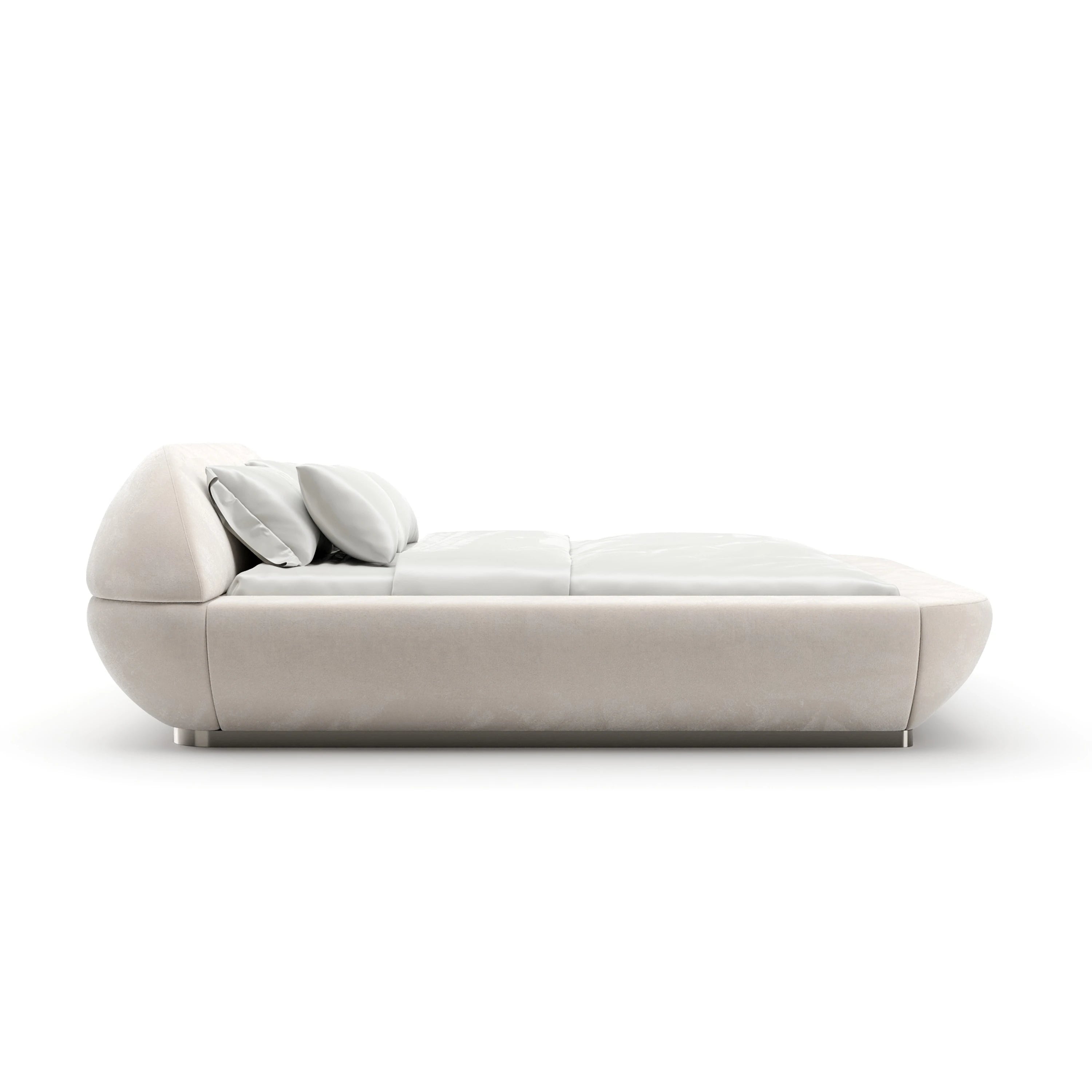 Jagger King Bed - Ivory - 2nd angle