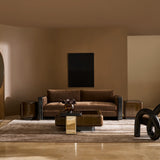 Gelee Sofa - Chocolate in room - angle 1