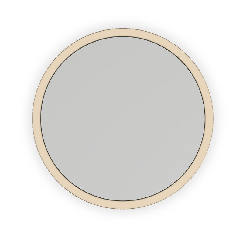 Love Round End Table - Matte Pearl