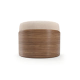 Fleur Wood Back Lounge Chair - 3rd angle