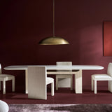 Precipice Uph Dining Chair Oatmeal in room - angle 1