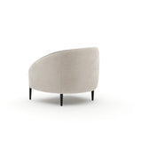 Petit Accent Chair - Ivory - 3rd angle