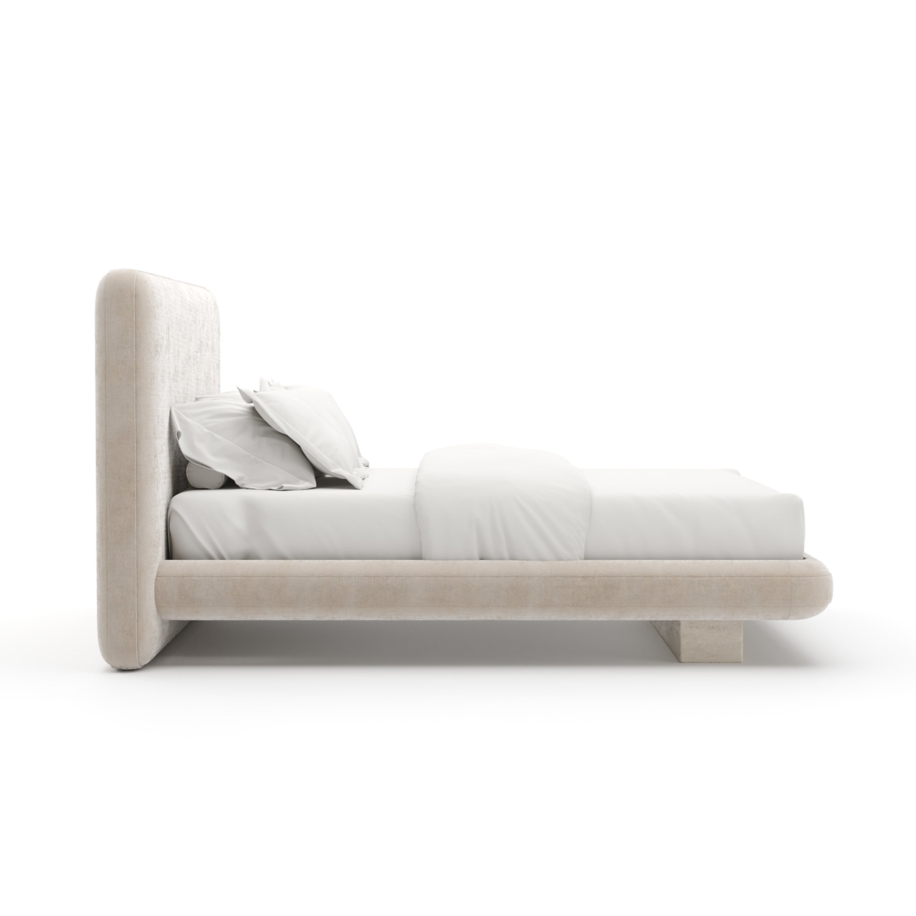 Overlap Uph Qn Bed Fb Ivory - 2nd angle