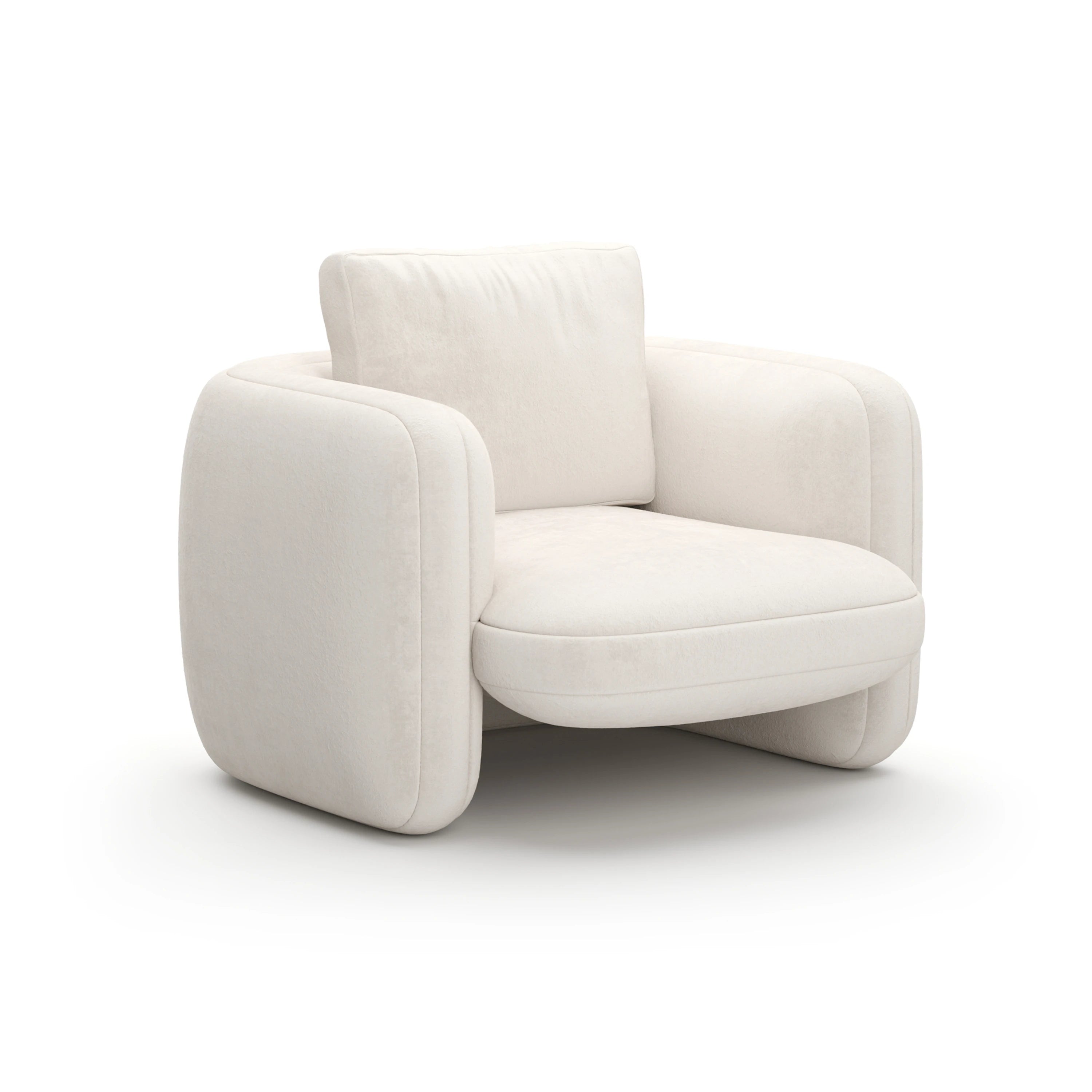 Overlap Chair Ecru - main image
