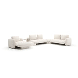 Overlap 5Pc Right Sectional Ecru - main image