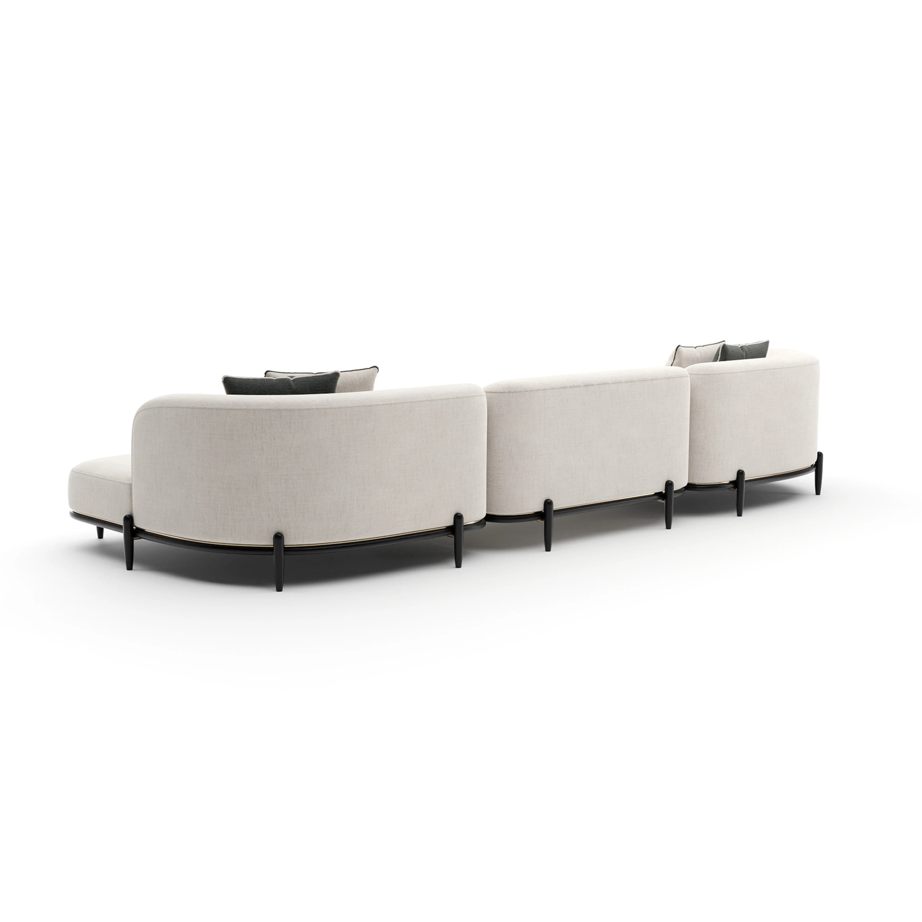 Madera Large Lf Chaise Sectional - 3rd angle