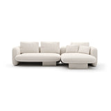 *Overlap Right Chaise Sec Small Ecru - main image