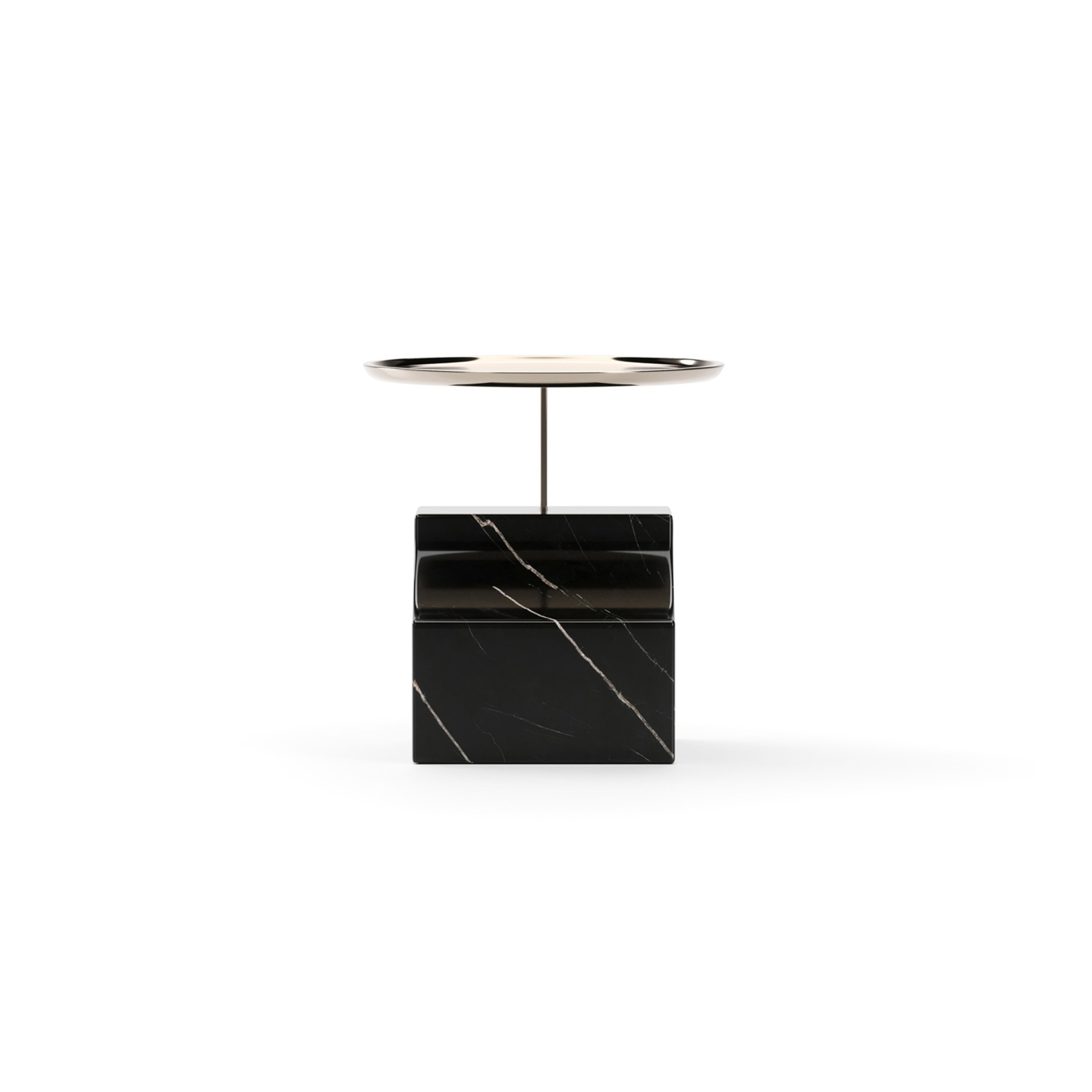 Overlap Sectional Accent Table Dark - 2nd angle