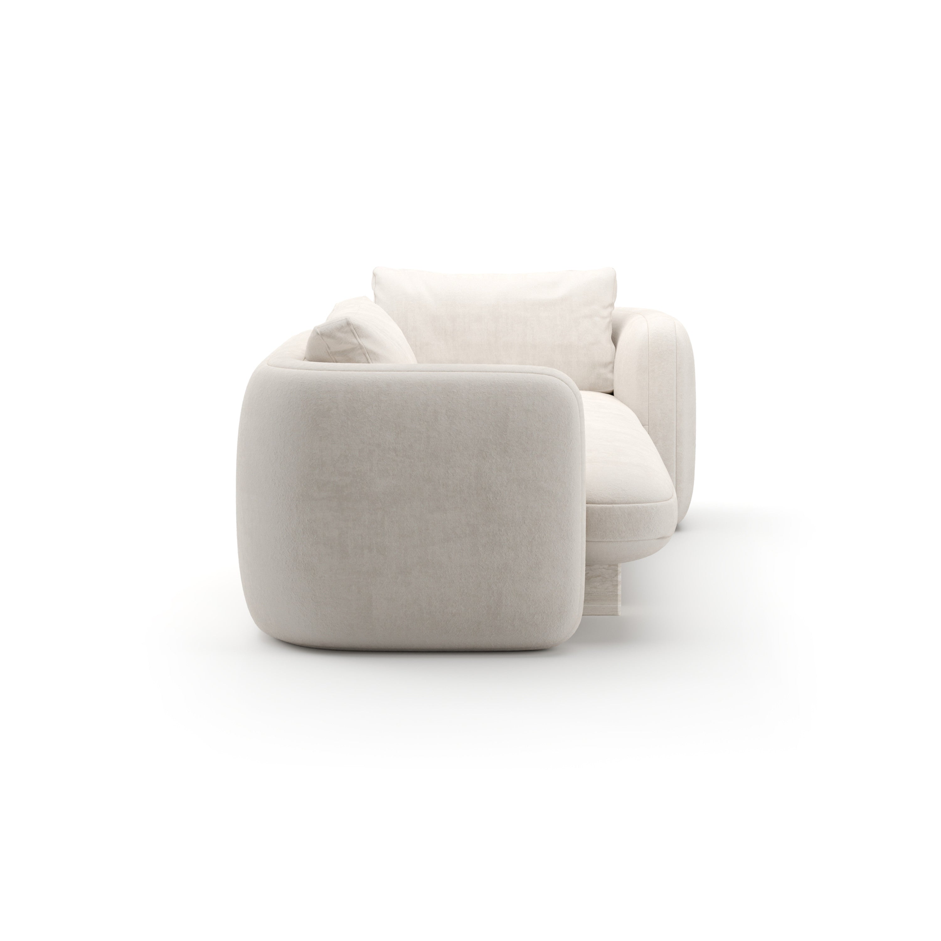 Overlap Bedroom Chaise Ecru - 2nd angle