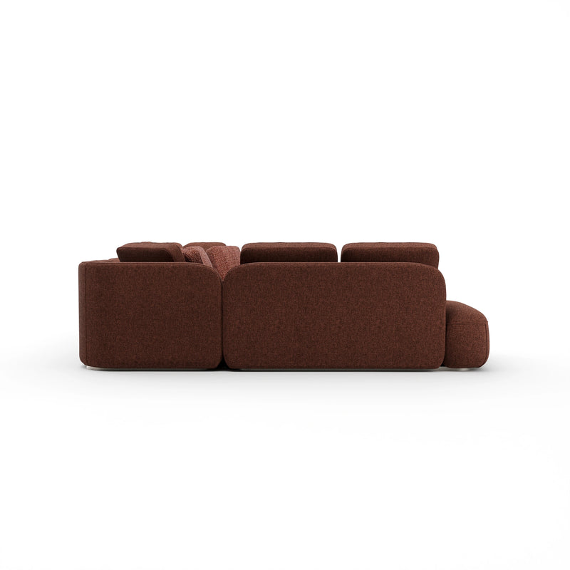 Sasso Large Curved L Sec - Saffron