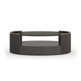 Love Oval Cocktail Table -Dark Chocolate