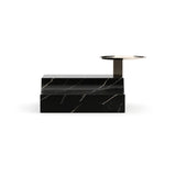 Overlap Rectangle Wedge Base Dark - 2nd angle