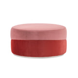 Splice Large Pouf - Rose Quartz - primary image