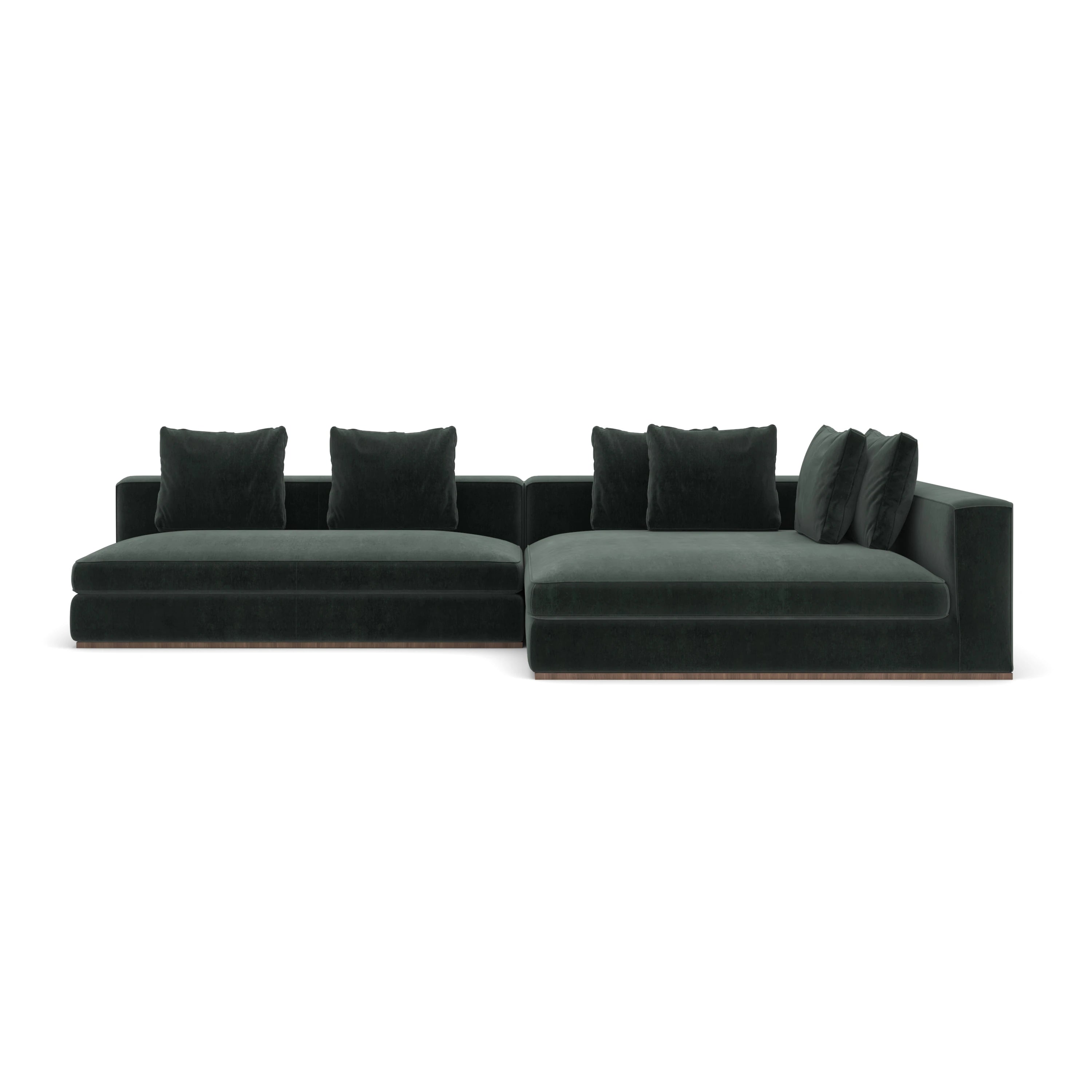 Bello Rt Chaise Sectional - primary image sku=UPH-024-SEC4-A