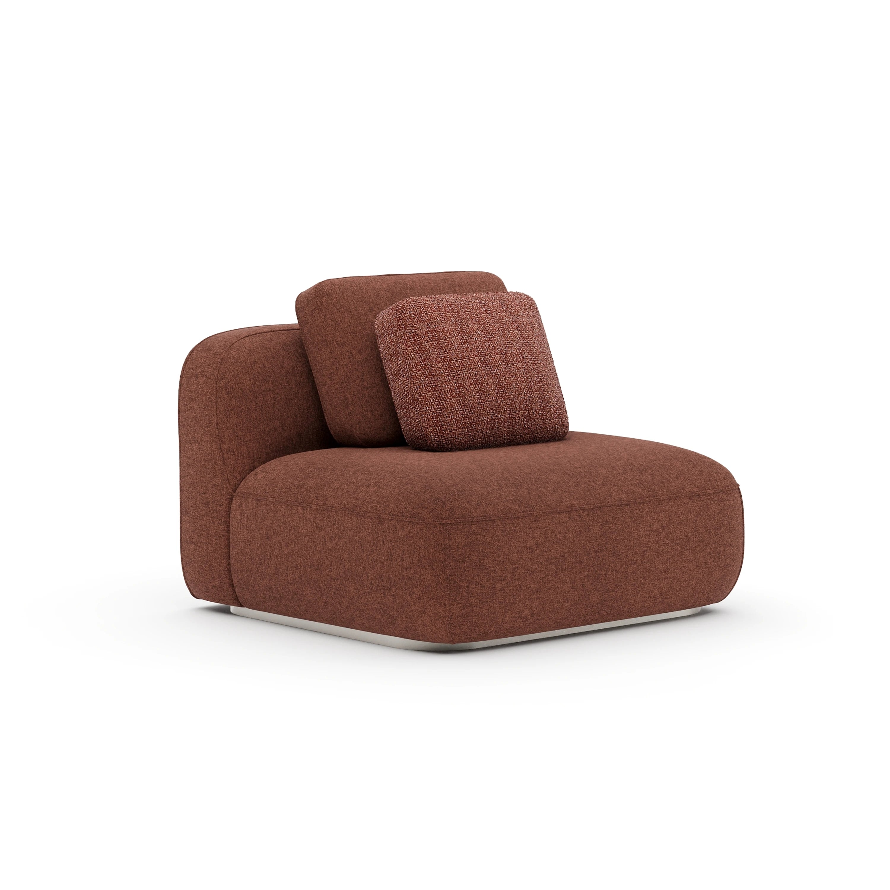 Sasso Armless Sofa - Saffron - primary image