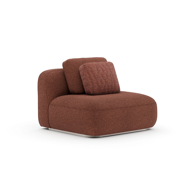 Sasso Armless Sofa - Saffron