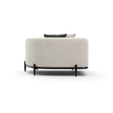 Madera Raf Loveseat - Oatmeal - 3rd angle
