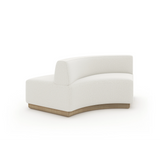 Crescent Armless Loveseat - main image