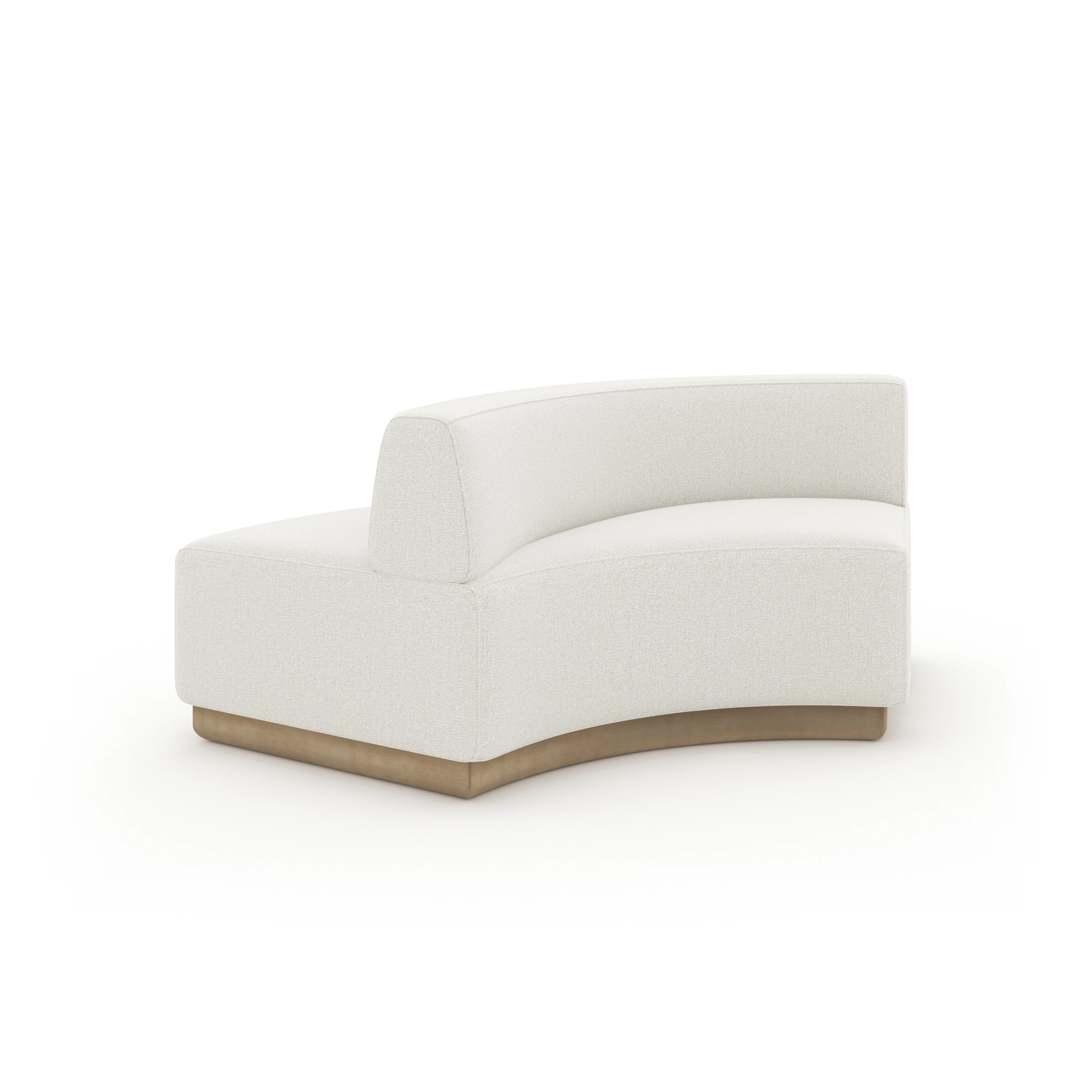 Crescent Armless Loveseat - main image