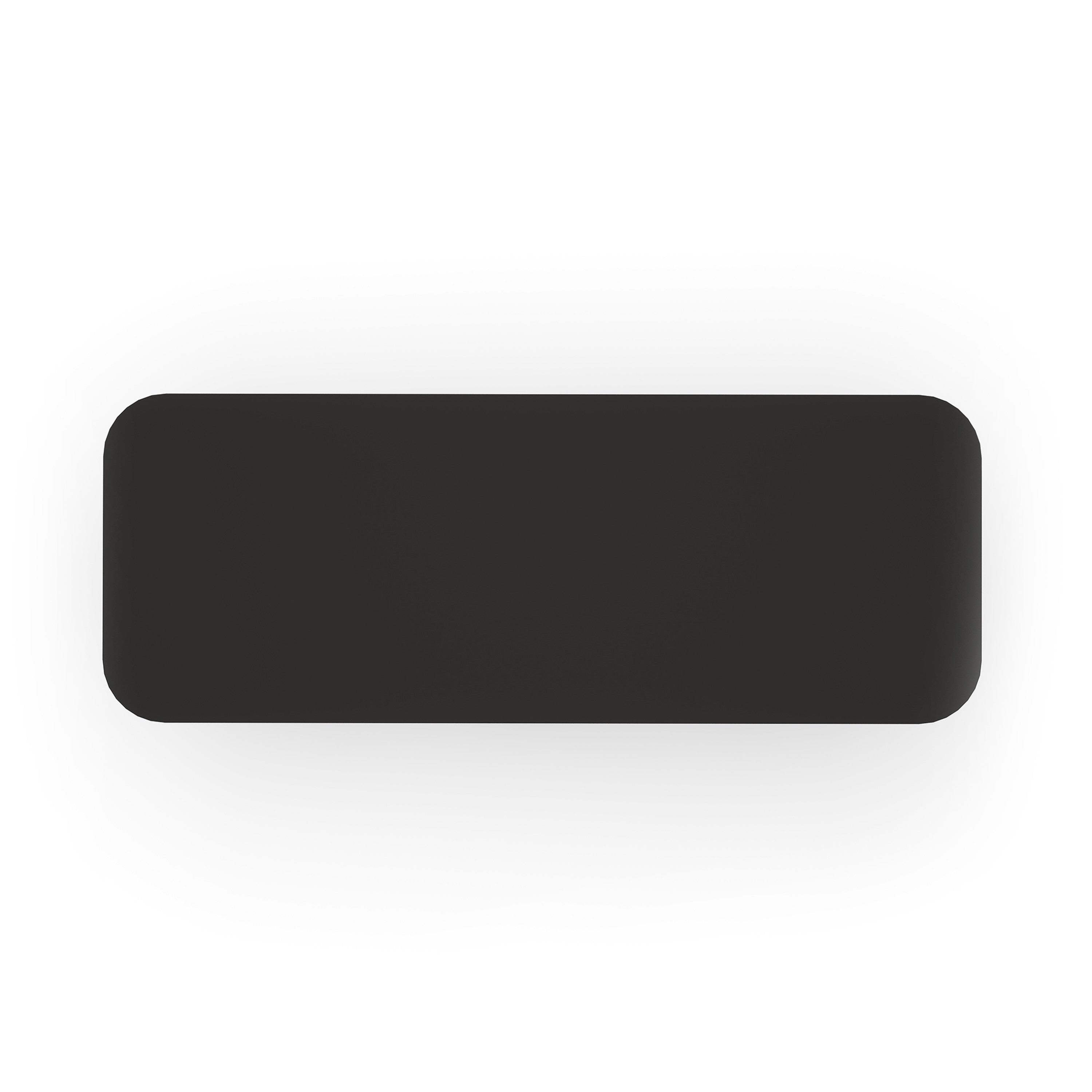 Overlap Rec Dining Tbl Base Dark - 4th angle