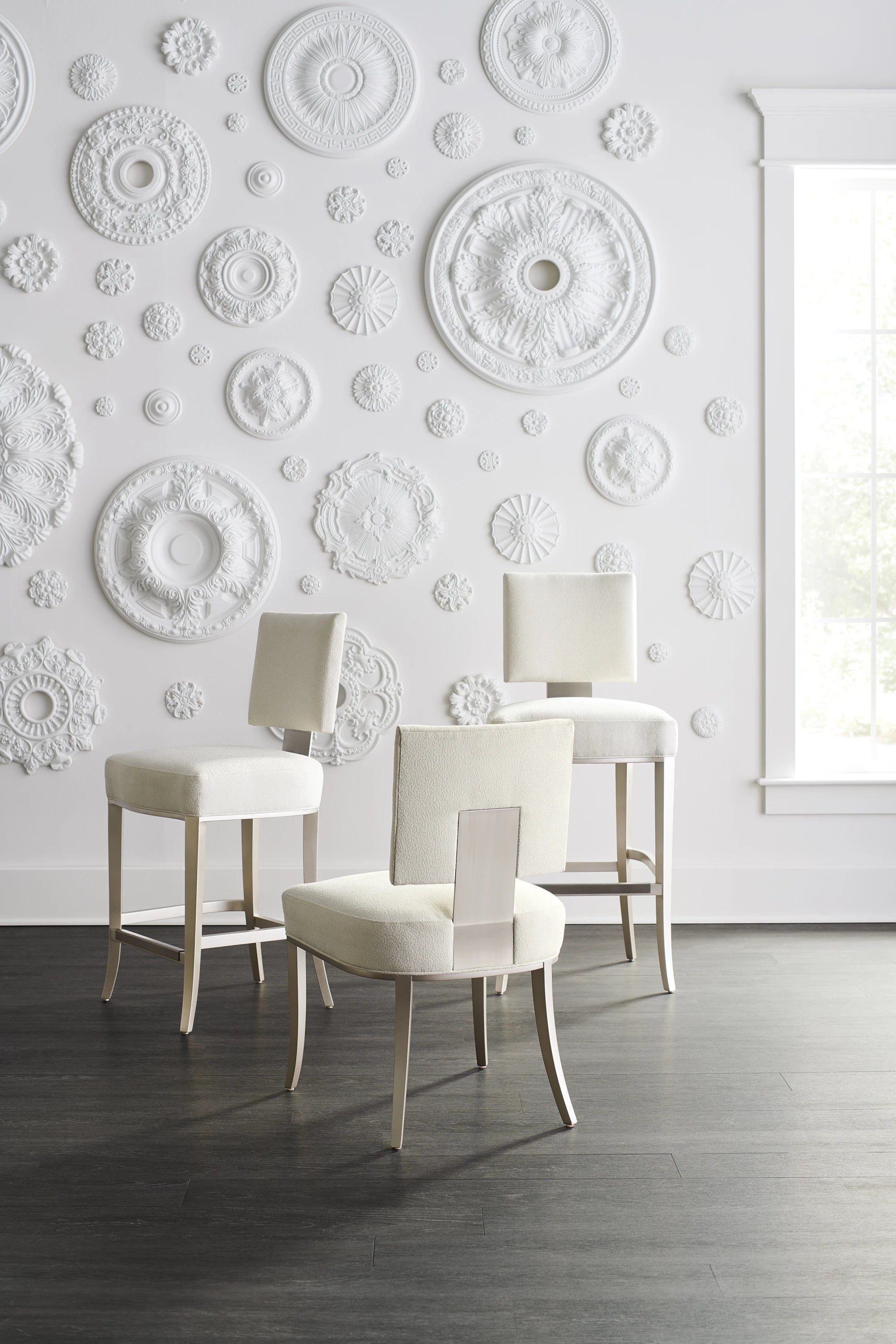 Reserved Seating Bar Stool in room - angle 1