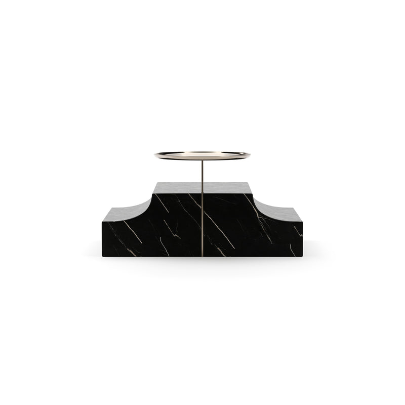 Overlap Rectangle Wedge Base Dark