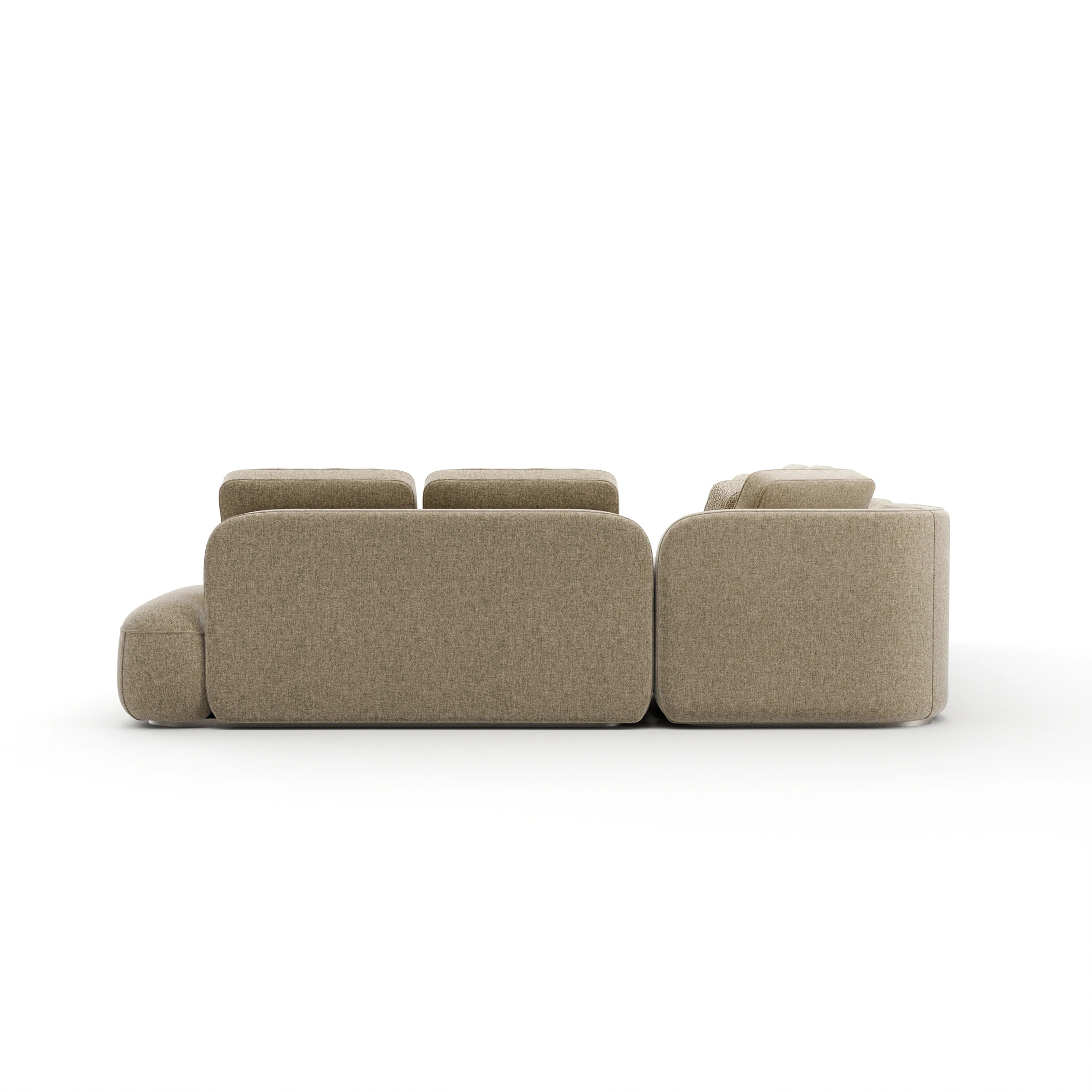 Sasso Small L Sec - Oatmeal - 3rd angle