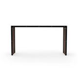Pinstripe Dark Console Table - primary image