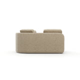 Sasso Raf Loveseat - Oatmeal - 3rd angle