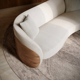 Fleur Wood Back Sofa - detail 2.0