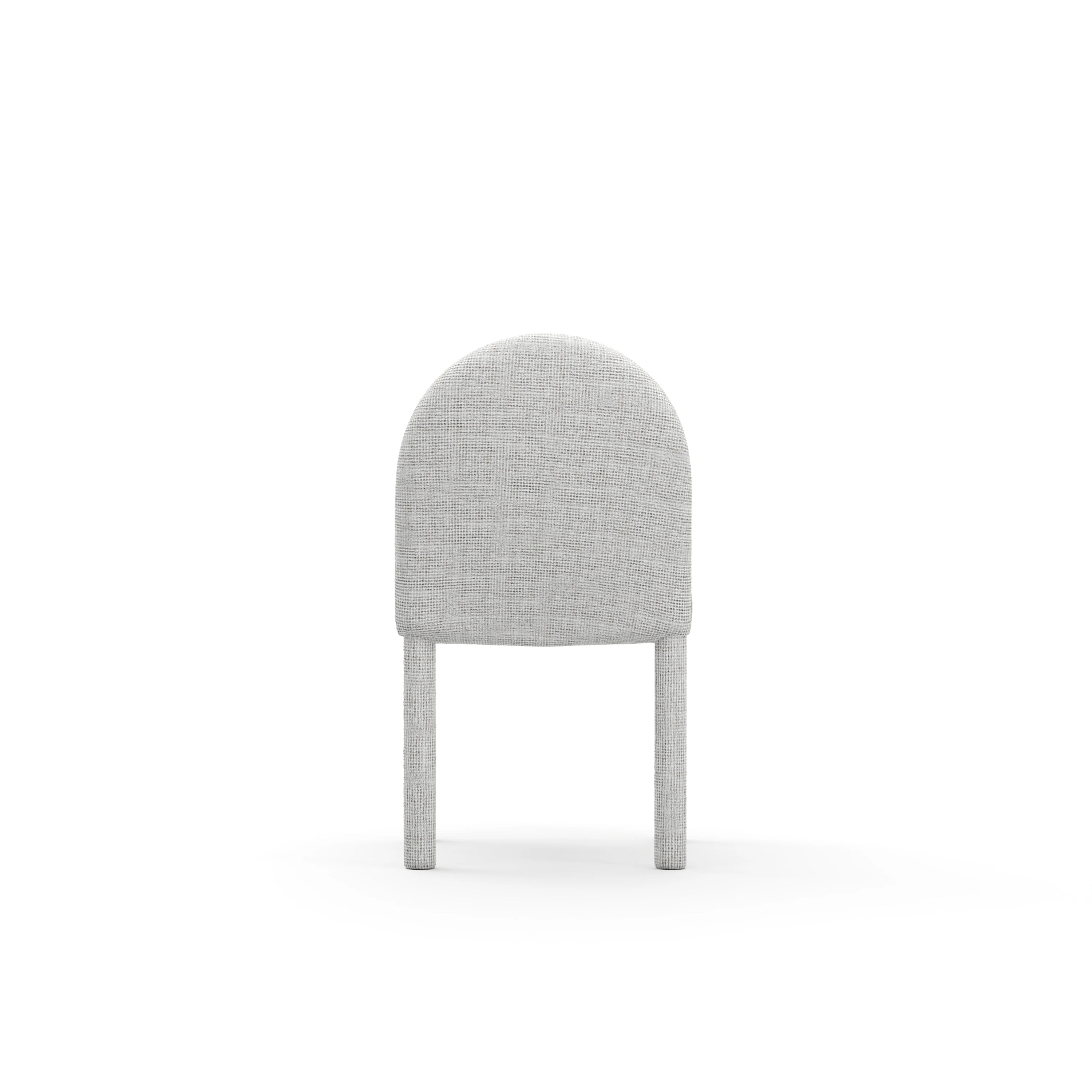 Archie Dining Chair - Ivory - 3rd angle