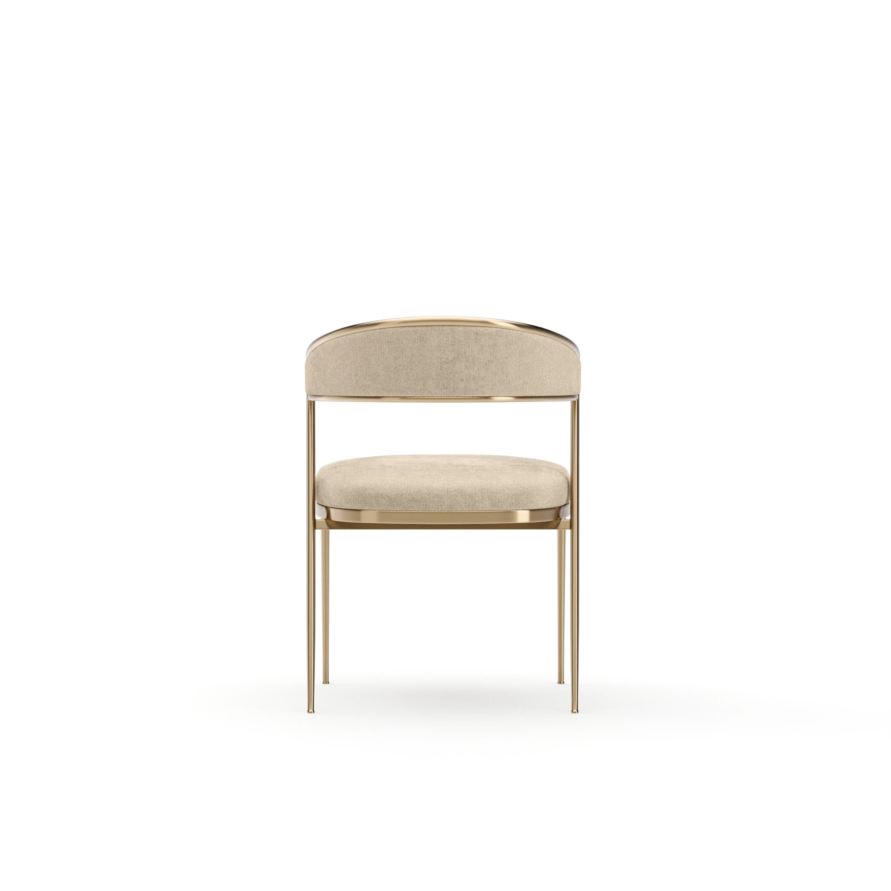 Dario Wog Side Chair - Ivory - 3rd angle