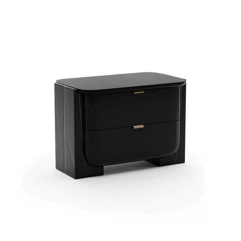 Overlap Large Nightstand Dark