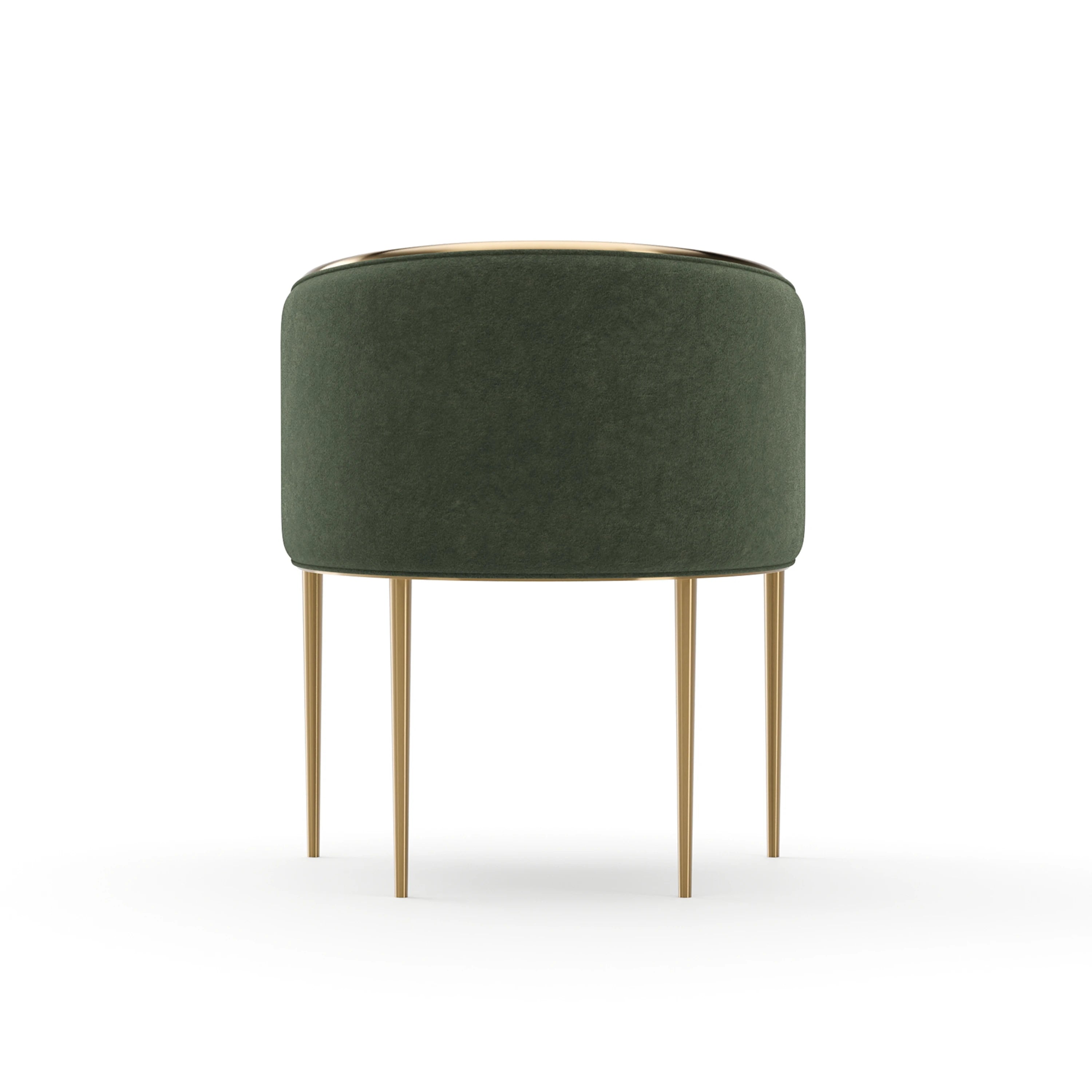 Tension Dining Chair - Eucalyptus - 3rd angle