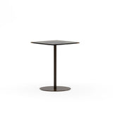 Resurface Bronze Glass Ped Side Table - primary image