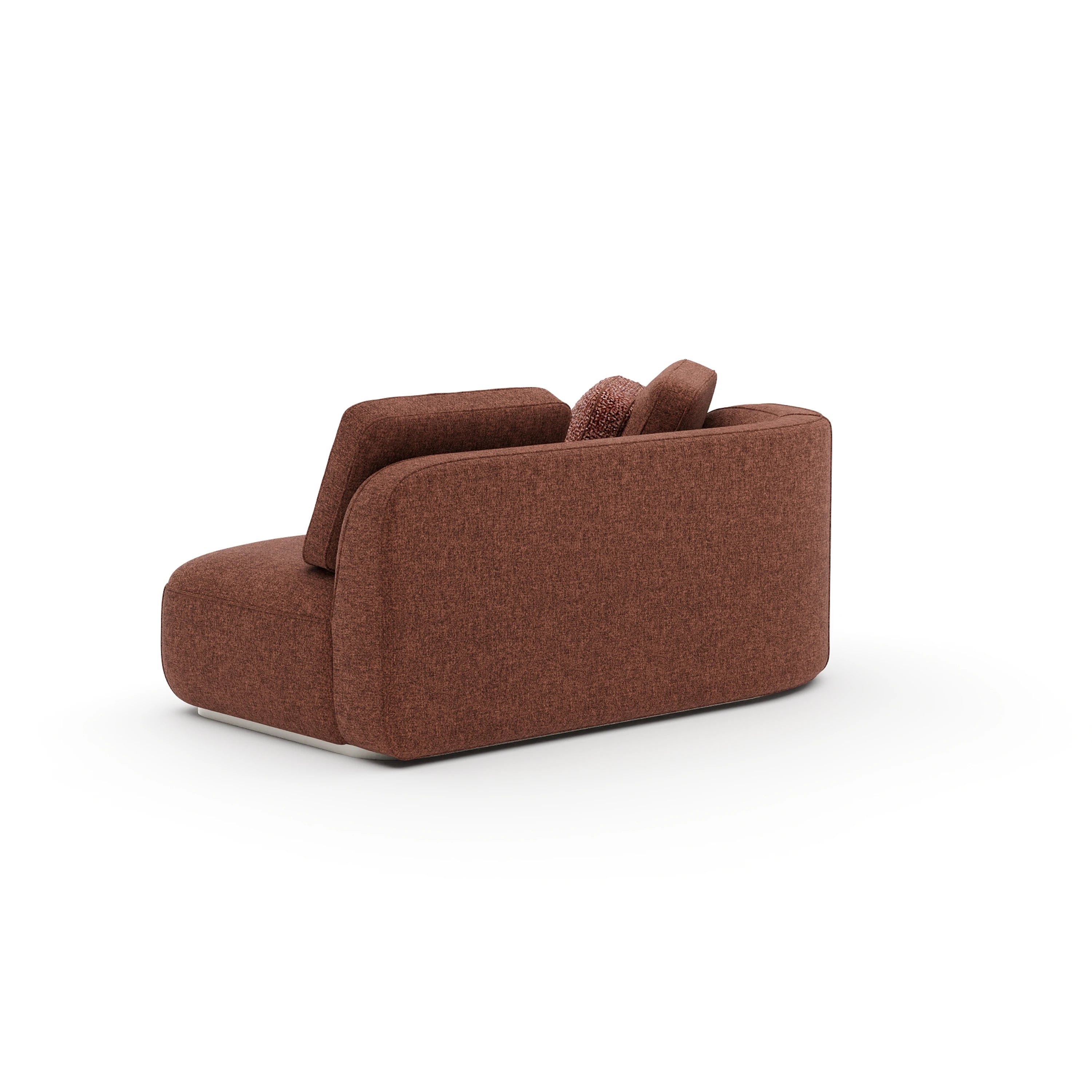 Sasso Laf Loveseat - Saffron - 3rd angle