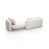 Overlap Bedroom Chaise Ecru - 3rd angle