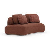 Sasso LAF Curved Armless Loveseat - Saff - primary image