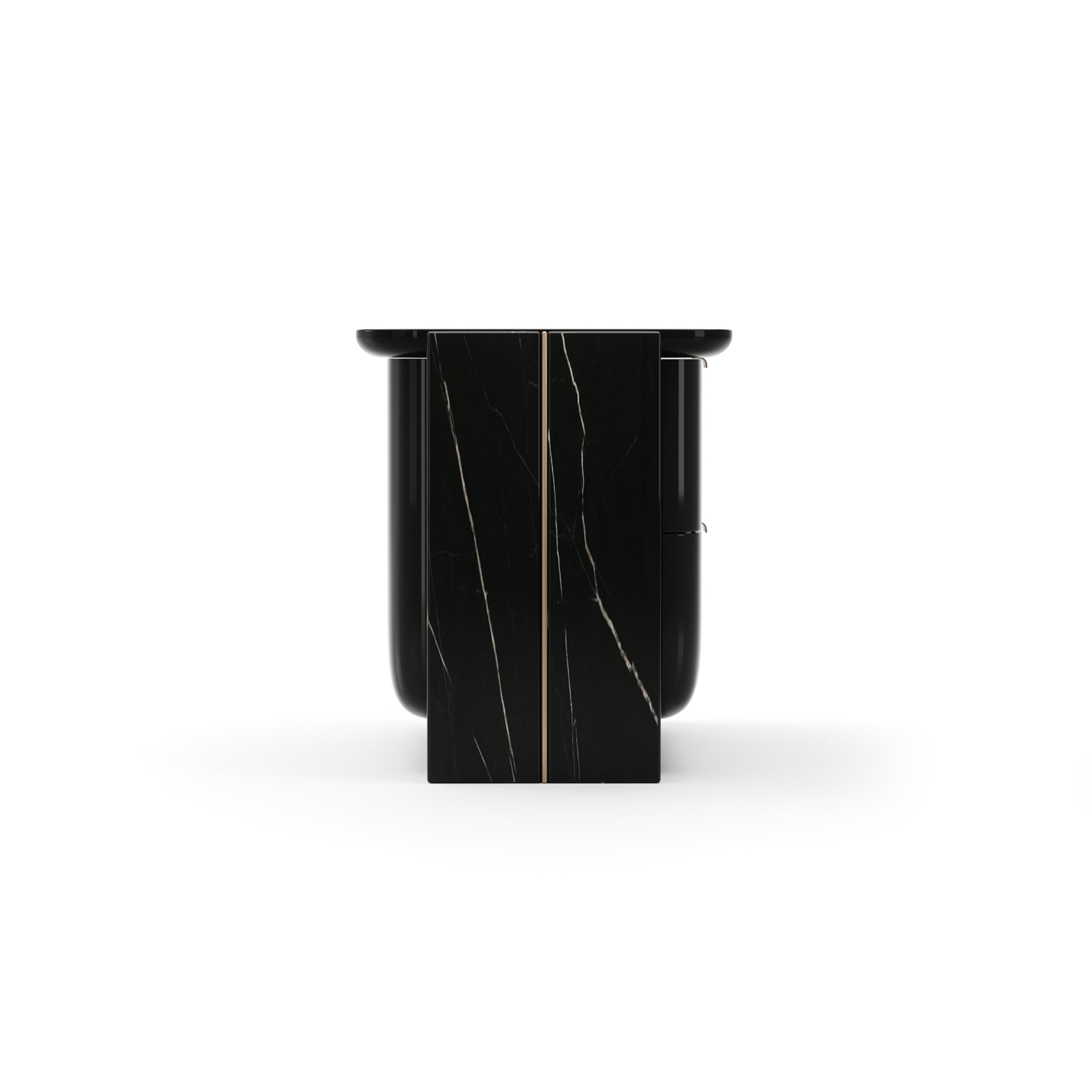 Overlap Large Nightstand Dark - 2nd angle