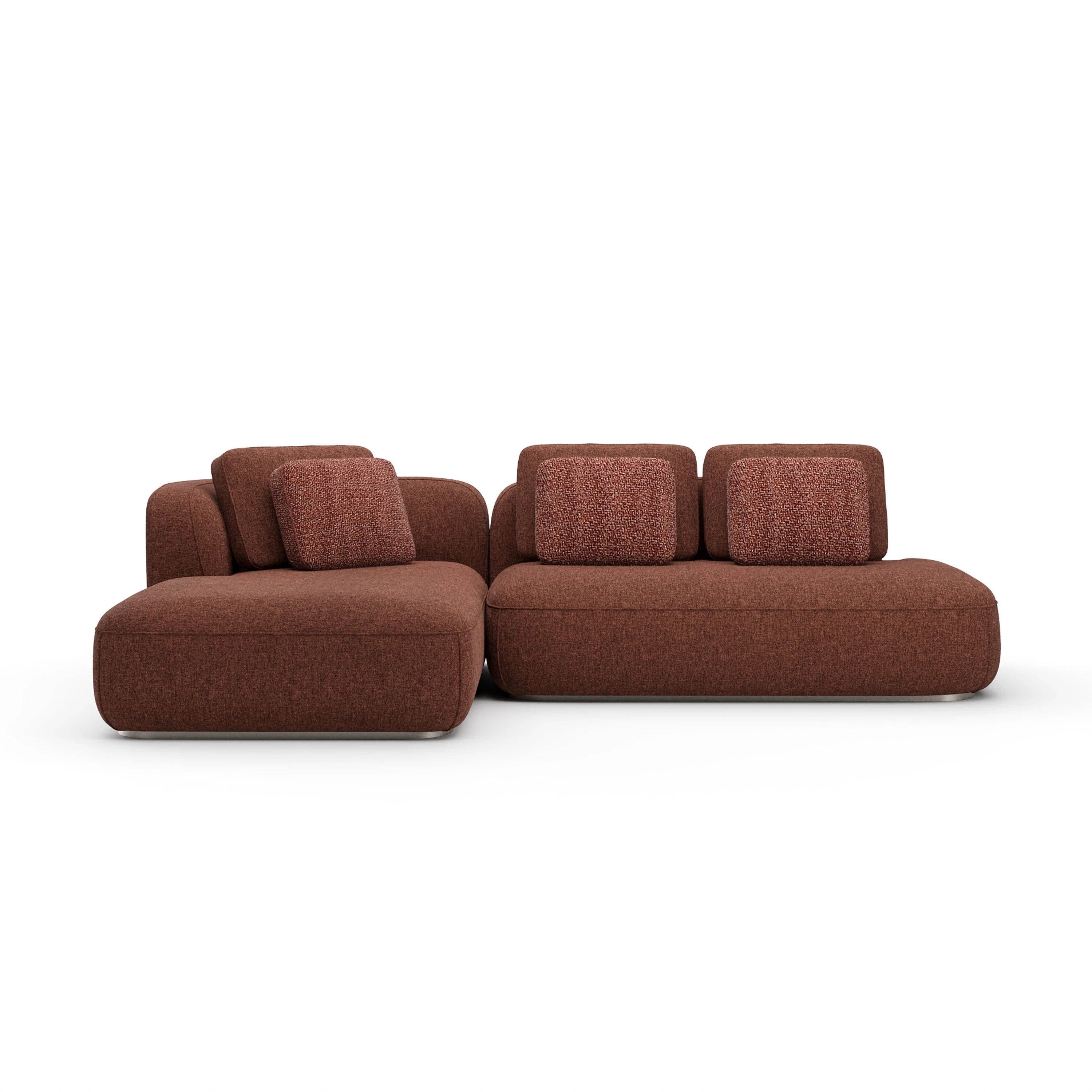 Sasso Armless Lf Chaise Sec - Saffron - primary image