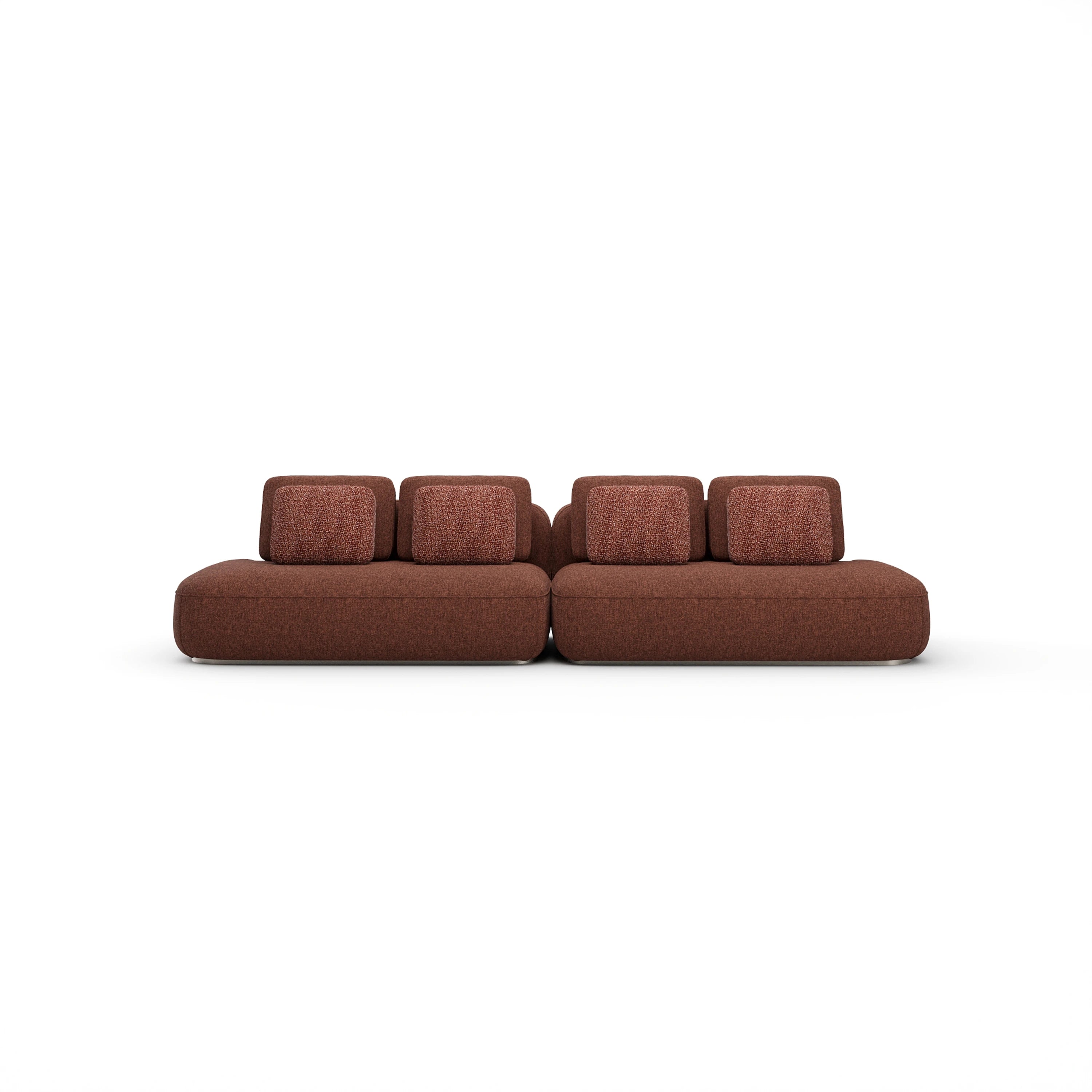 Sasso 2Pc Straight Sofa - Saffron - primary image