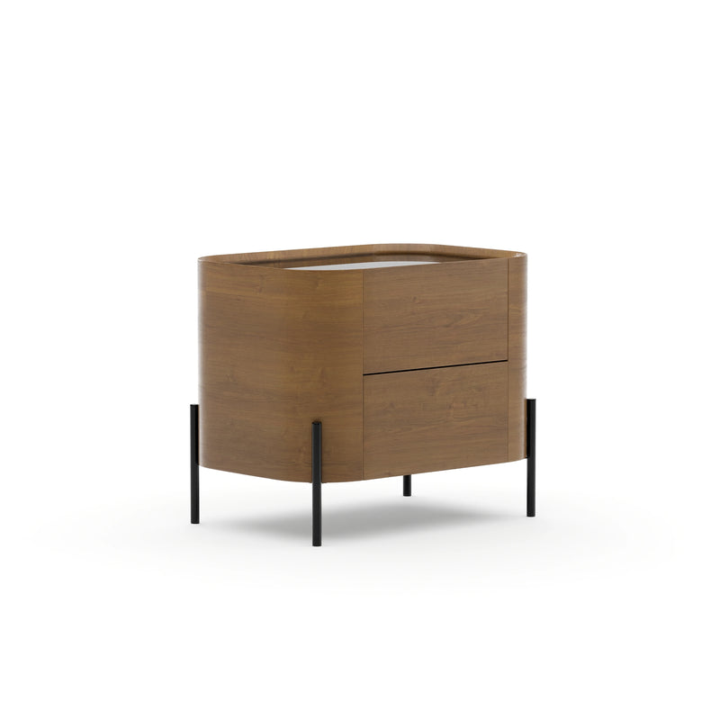 Atom 26" Nightstand - Chocolate Nougat
