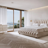 Well Balanced Kg Bed Ecru in room - angle 3.0