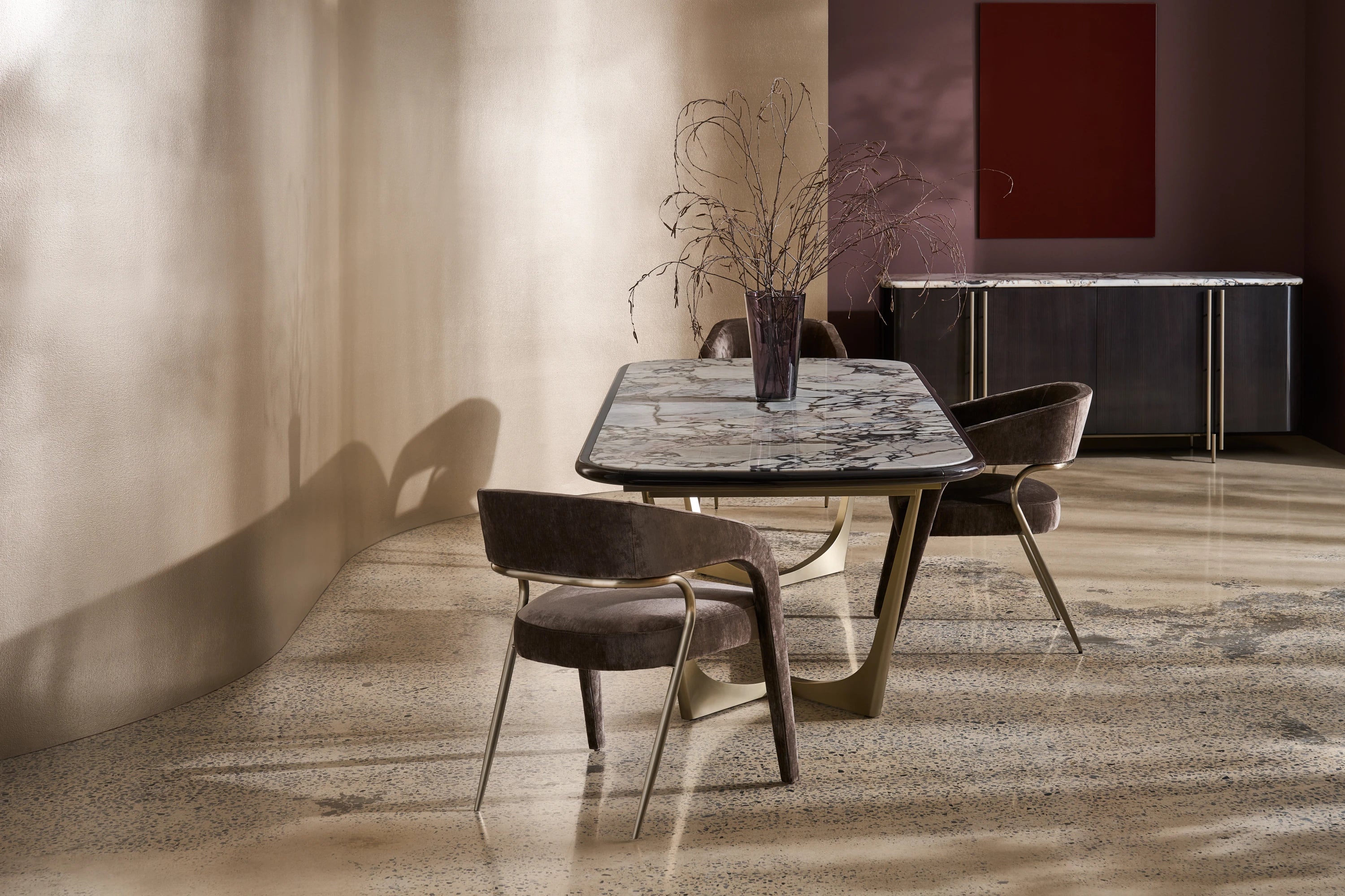 Vena Sideboard in room - angle 1
