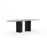 Viola Dining Table Smoked Glass - primary image